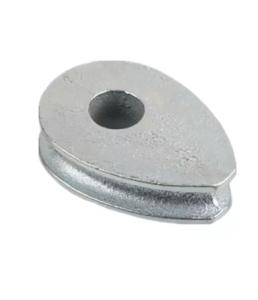 Quality Self Coloured 2 Inch 52mm Steel Wire Rope Thimble wholesale
