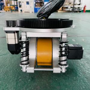 Quality 205mm Small Shock Absorbing AGV Drive Wheels For Robot Forklift Servo Motor wholesale