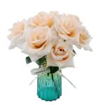 Indoor And Outdoor Decor Flowers Party Decoration Artificial Rose Flowers In Red