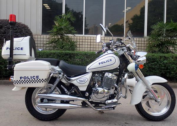 12.5KW Road Cruiser Motorcycles , Police Street Cruiser Motorcycle Double
