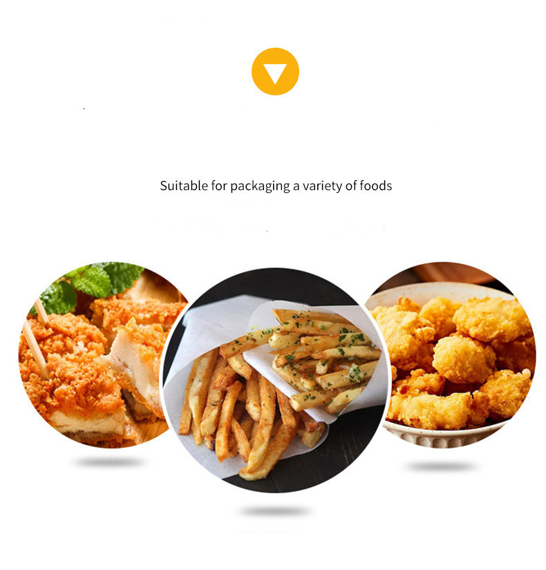 Cardboard Food French Fries Packaging Box Takeaway Disposable Container