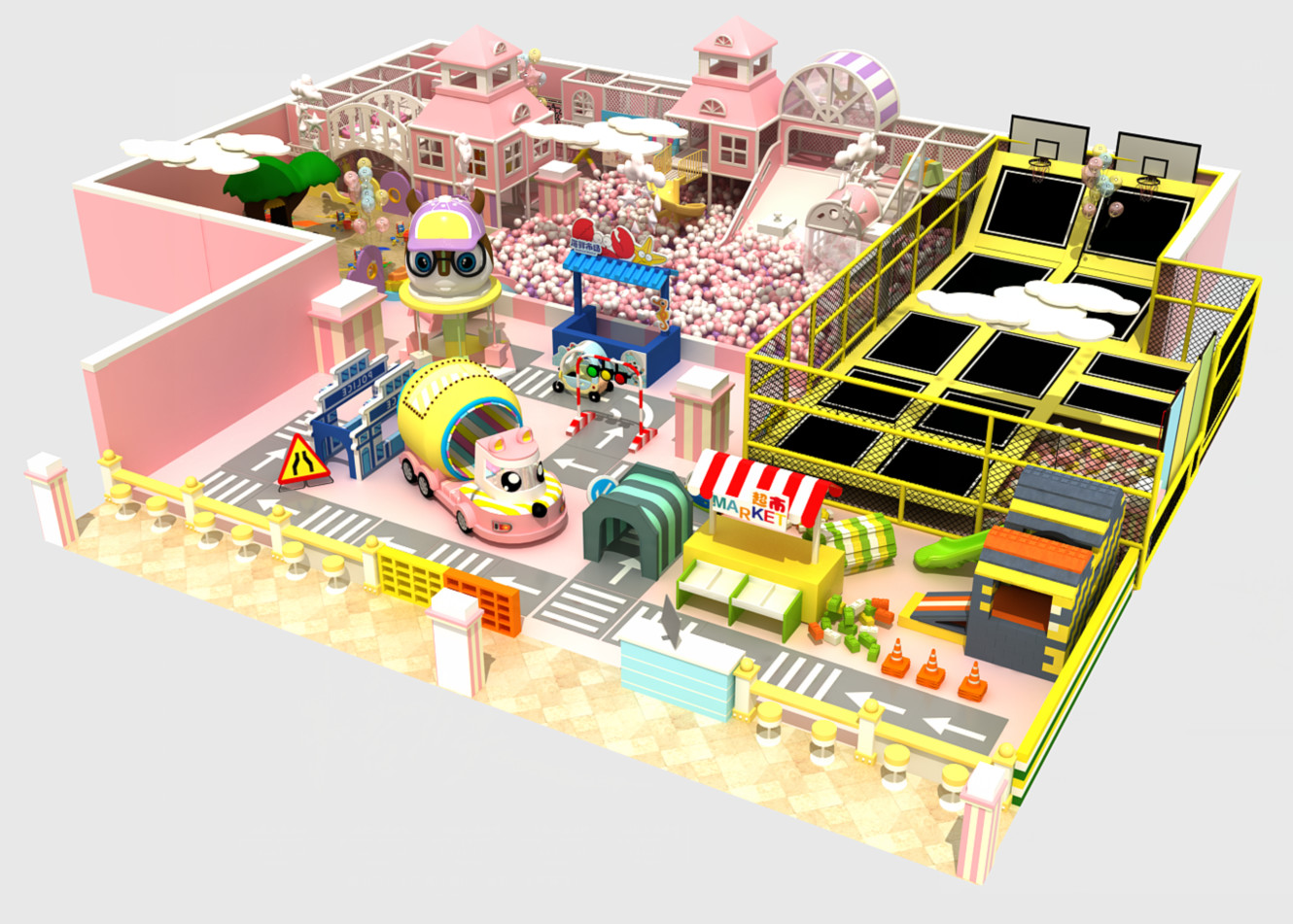 Space Theme Soft Indoor Playground Commercial CE approved Anti UV