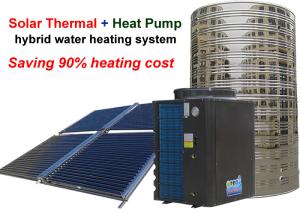 Quality Non Pressurized Solar Heat Pump Water Heater , Solar Thermal Water Heater 4.0 Cop wholesale