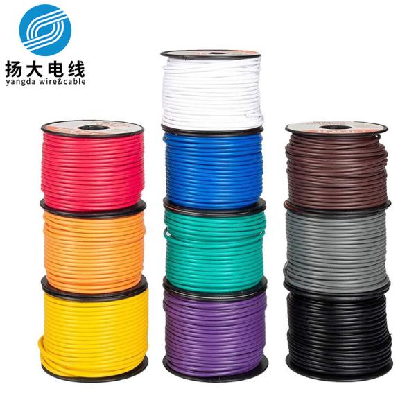 Pvc Electrical Wire Bare Copper Conductor Ul1007 22 Awg pvc Insulated reach