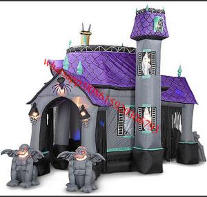 Quality Inflatable Hallween house bouncer castle . hallween theme tent wholesale