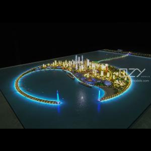 Quality 1/1000 Architectural Scale Model Nanhai Island Master Plan Model wholesale