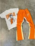 Unisex Cotton Sweatsuit Set Oversized Custom Tracksuit For Men
