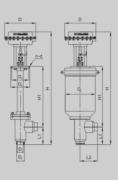 Lf4 Body Ht4000 Series Cryogenic Control Valve For Oxygen Production Industry