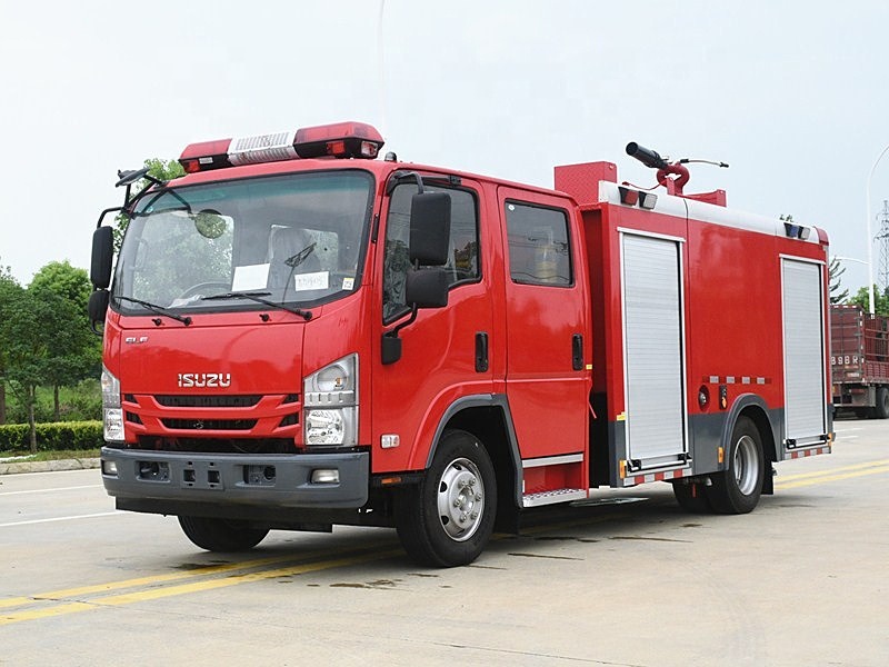 ISUZU 4X2 700P Fire Fighting Truck Small Fire Rescue Truck 4cbm 5cbm