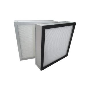 China HEPA Metal Fiber Filter Cardboard Frame Merv 13 Merv 14 Pleated Air Purifier on sale