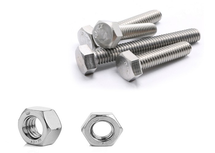 M8 Sliver Galvanized Hex Head Screws 5.8 Carbon Steel Bolts