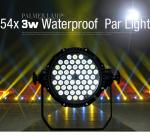 Waterproof Par LED Event Lighting 162Watt 54X3W RGB DMX 512 Stage DJ Theatre