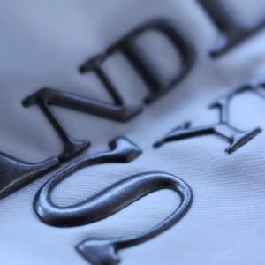 Quality Custom Design Letters High Frequency Embossed Brand Label 3D TPU Logo Heat Transfer Iron on Labels for Clothing wholesale