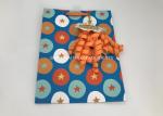 Kids Mini Extra Large Xmas Gift Bags , Blue / Brown Unique Children'S Christmas