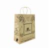 Buy cheap Food Coffee Packaging Greaseproof Takeaway Paper Bags With Handle OEM from wholesalers