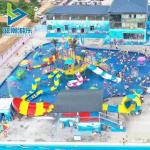 New Style Water Park Equipment Fiberglass Slide Children Aqua Playground