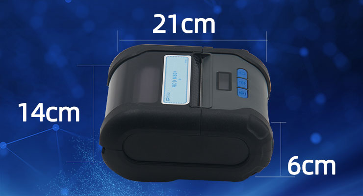 Portable Printer with USB Bluetooth Interface and 0.96 Inch OLED Display Private Mold