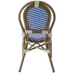 Lightweight Framed Bamboo Rattan Bistro Dining Chairs