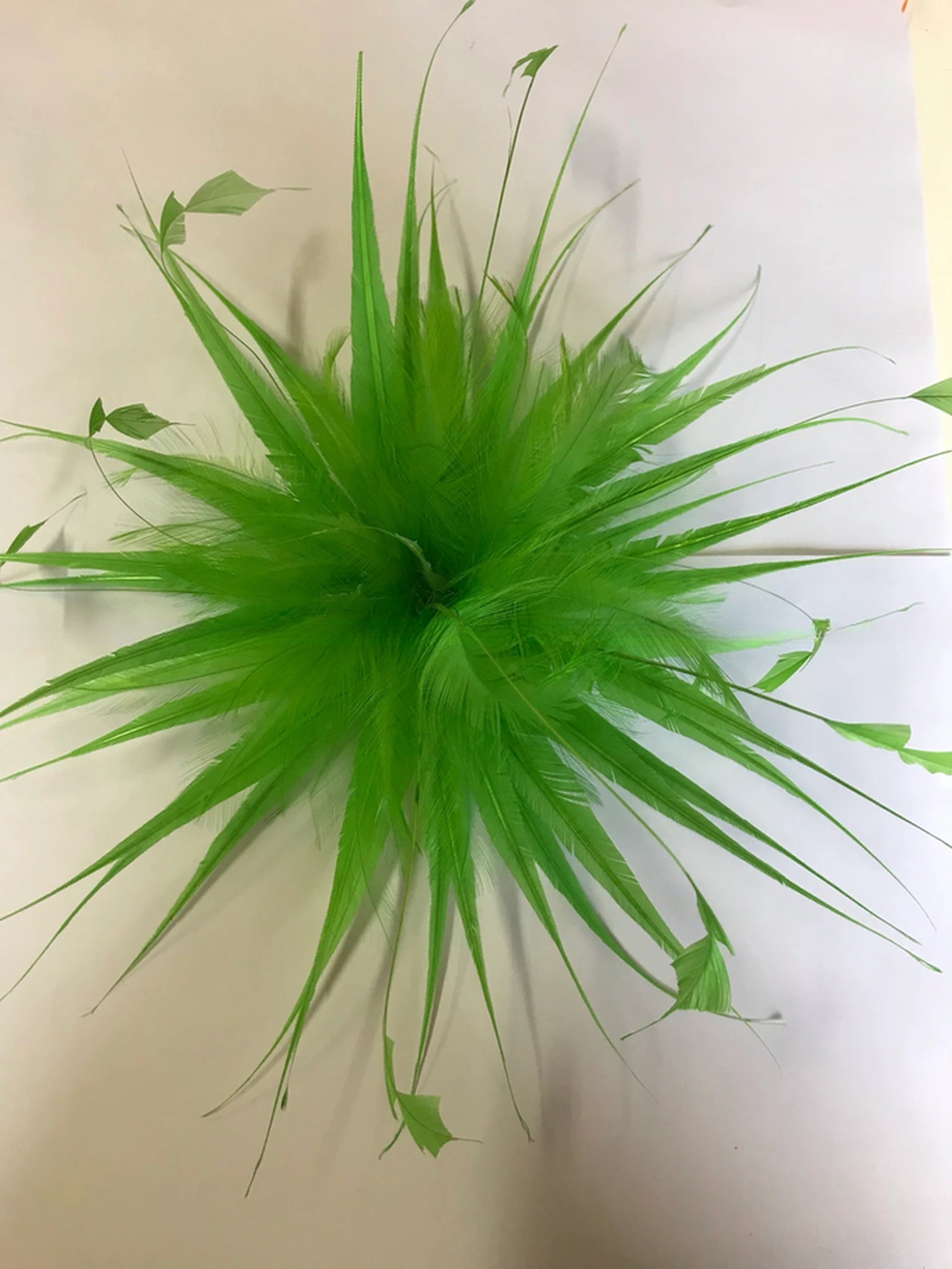 Expedited Shipping 15*15 cm Goose Feather Flower Mount with Wire Accessory