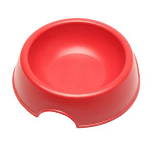 Quality Bamboo Fiber Bone Shaped Dog Bowl Feeder 22cm 200g Food Storage wholesale