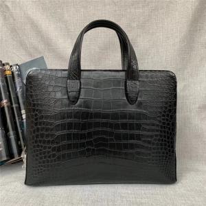 Quality Authentic Crocodile Belly Skin Businessmen Passcoded Briefcase Handbag Genuine Alligator Leather Male Portfolio Purse wholesale