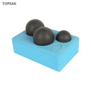 Quality 8 Inch 6 Inch EVA Yoga Block Balls Pink Blue Storage Myofascial Release wholesale