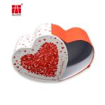 Sliding Drawer Ribbon Tie Gift Box 40cm X 30cm , CMYK Valentines Heart Box