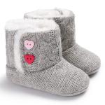 New fashion Non-woven cotton walking shoes winter warm indoor toddler baby
