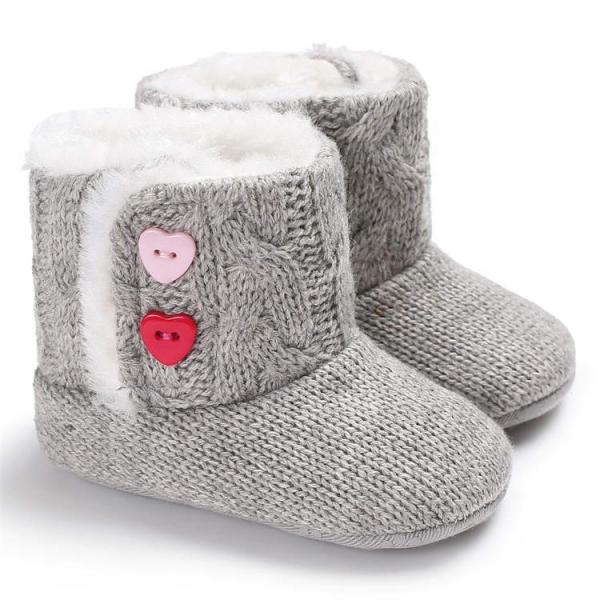 New fashion Non-woven cotton walking shoes winter warm indoor toddler baby