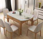 Round Dining Room Solid Wood Table Furniture For Home / Restaurant Using