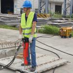 Handheld Hydraulic Breaker Machine Shock Absorbing Handle Hydraulic Rock Hammer