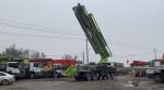 Used Concrete Trailer Pump Zoomlion Benz 56m 150 M3/H