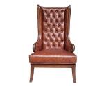 Vintage Retro Leather Distressed Sofa