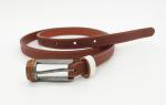 Silk Printing Women'S Fashion Leather Belts 1.3cm Width 95 - 125cm Length
