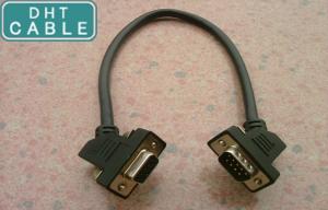 Quality DB 9 Pin Male To Female Custom Cable Assemblies 45 / 90 Degree Molding Type wholesale