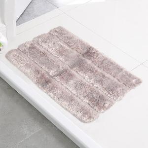Quality 2 Pieces Set PVC backing microfiber shower mat Slip Resistance wholesale
