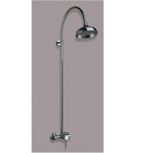 Quality 8 Inch Brass Two Hole Bathroom Faucet Wall Mount With Chrome Finish wholesale