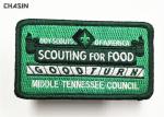 Commercial Brand Embroidered Name Patches Cool Strong 3D Effect