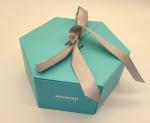Double Door Luxury Packaging Boxes With Ribbon Matt Lamination Stamping
