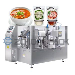 Quality Gravy Soup Fruit Juice Multifunctional Packaging Machine 304/316 Stainless Steel Contact Surface Anti-oxidation / Rust wholesale