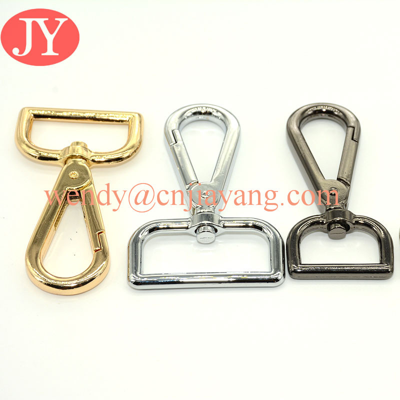 jiayang gold color 32mm swivel snap hook for purse / handbags
