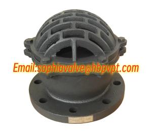 Quality cast iron BS4504 resilient seal foot valve wholesale