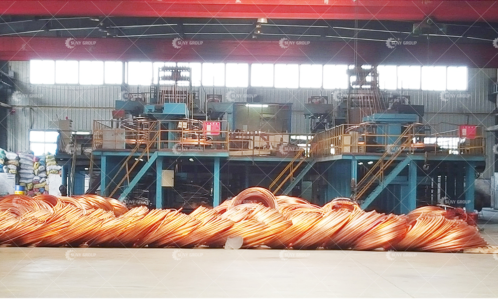 Oxygen-Free Copper Bar Casting Production Line for Upward Continuous Casting Machine