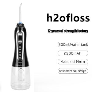 Quality Ergonomic Ultrasonic Oral Irrigator Water Flosser IPX7 Waterproof wholesale