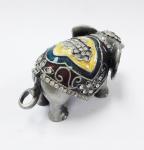 Elephant jewelry box rhinestone animal gift box for jewelry wedding gift