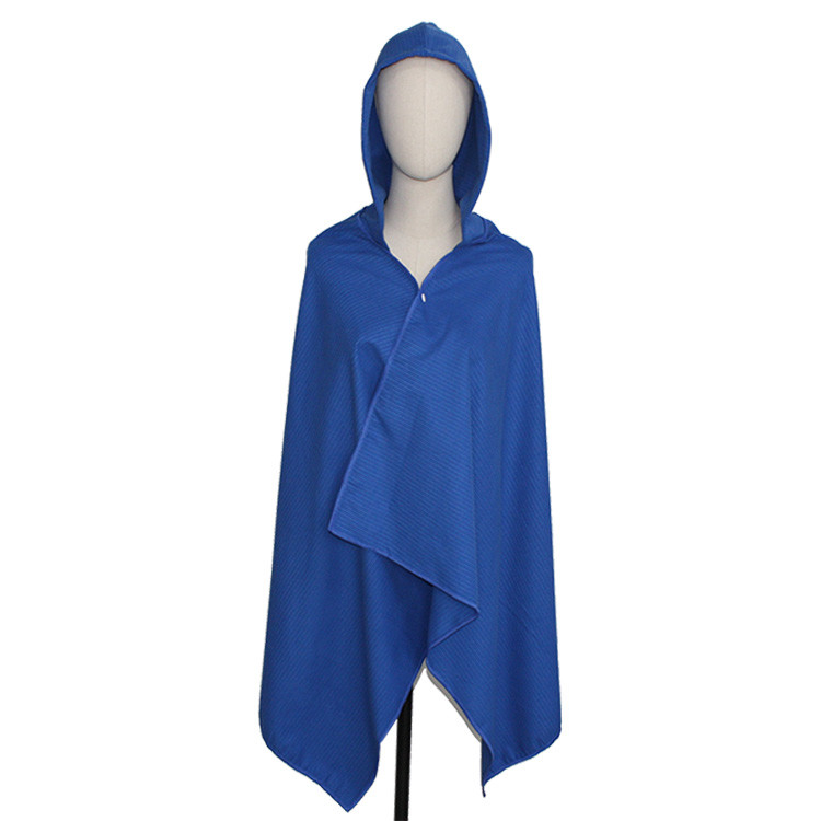 Customized Hooded Changing Microfiber Poncho Towel For Adults