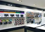 Electronic Product Phone Display Shelf , Practical Durable TV Display Cabinet