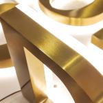 Outdoor Signage Essential Customized Size Metal Luminous Signs with 3D Channel