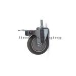 4 Castors Manual Hospital Nursing Bed Stainless Steel