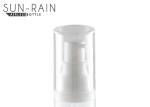 Plastic 15ml airless pump bottles white airless lotion pump bottles SR-2180A